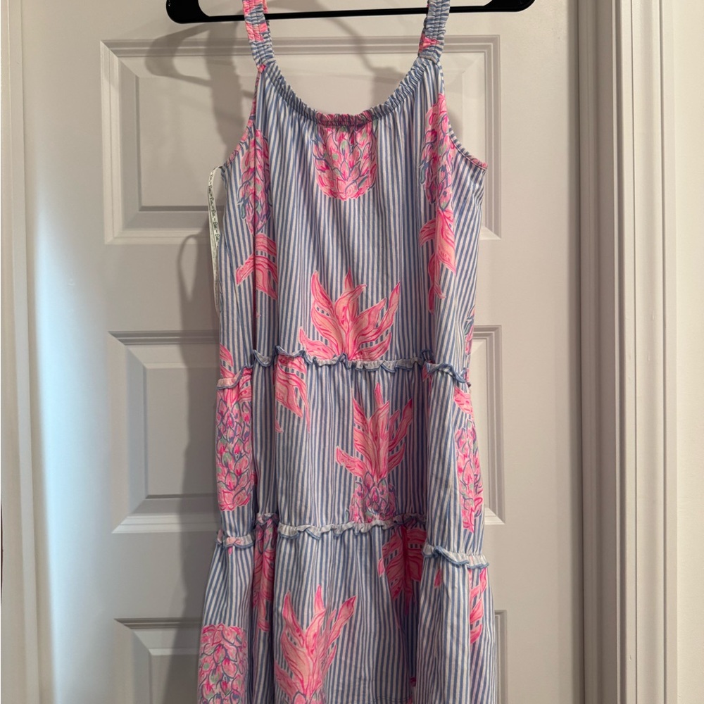 Lilly Pulitzer Loro Rum Swizzle Pineapple Dress size small rare find - Picture 4 of 5